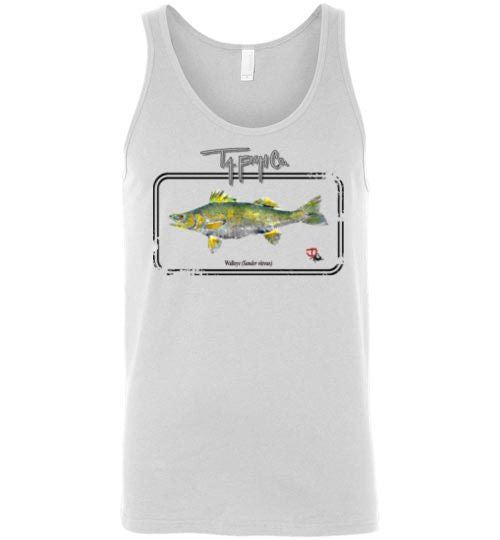 Men's/Unisex Walleye FramedTank Top Front Print