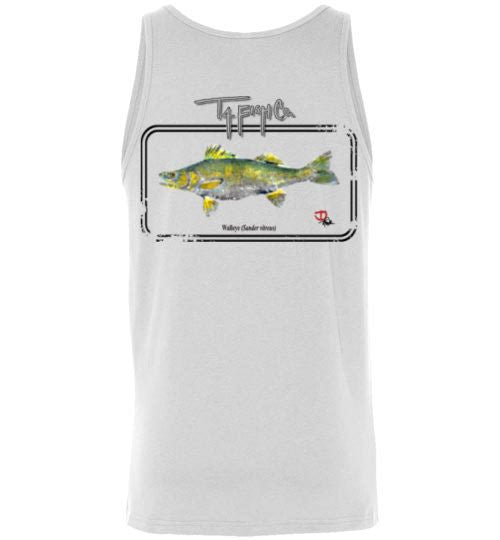 Men's/Unisex Walleye Tank Top Framed