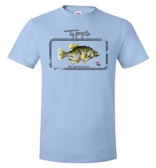 Youth Crappie Framed T-Shirt Front Print