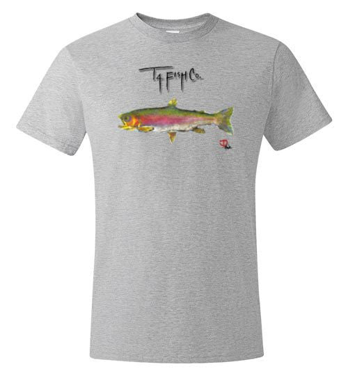 Youth Trout T-Shirt Front Print