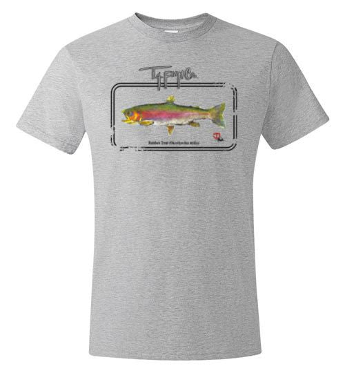 Youth Trout Framed T-Shirt Front Print