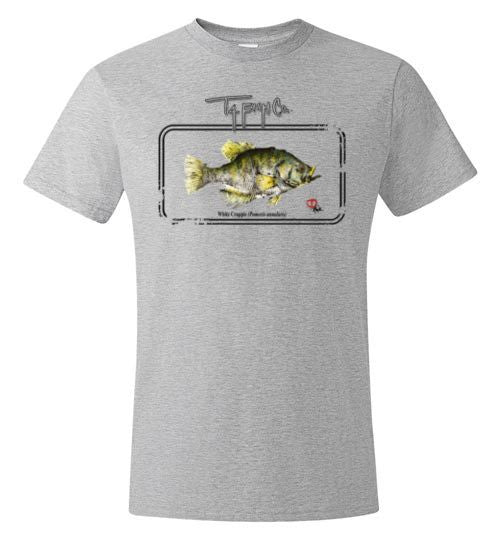 Youth Crappie Framed T-Shirt Front Print