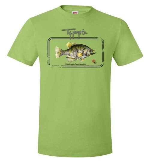 Youth Crappie Framed T-Shirt Front Print