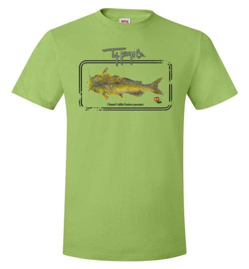 Youth Catfish Framed T-Shirt Front Print