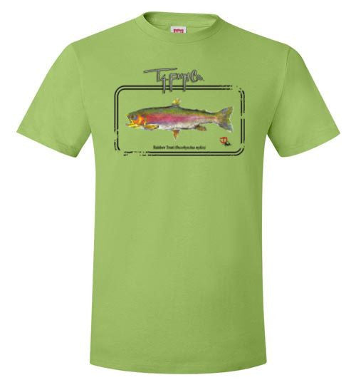 Youth Trout Framed T-Shirt Front Print