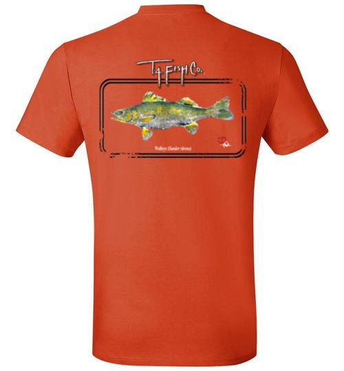 Youth Walleye Framed T-Shirt