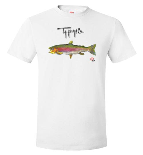 Youth Trout T-Shirt Front Print