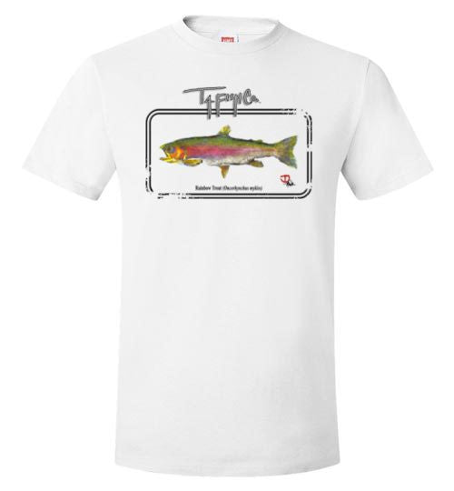 Youth Trout Framed T-Shirt Front Print