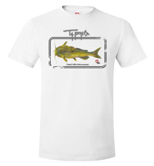 Youth Catfish Framed T-Shirt Front Print