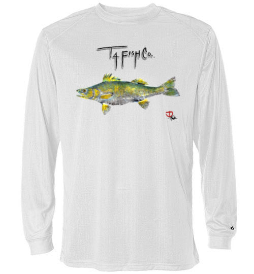 Men's/Women's/Youth Walleye Long Sleeve Performance Front Print