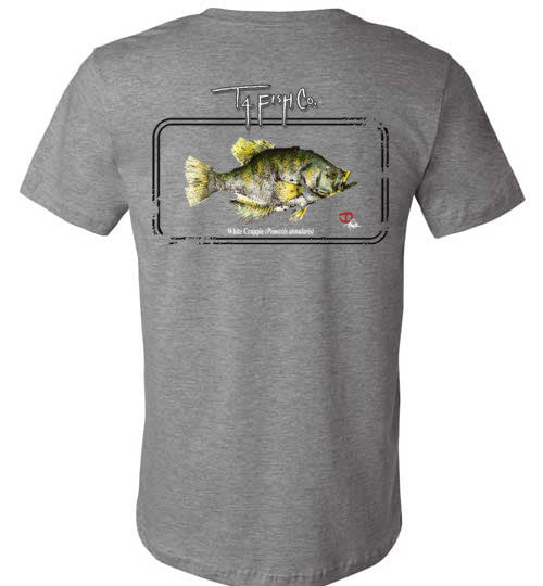 Men's Crappie Framed T-Shirt