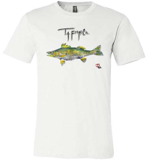 Men's Walleye T-Shirt Front Print