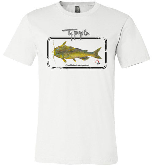 Men's Catfish Framed T-Shirt Front Print
